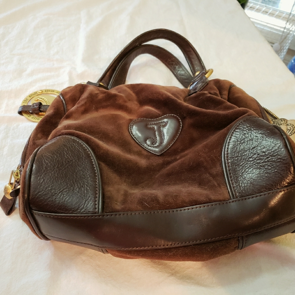 Juicy Couture Brown and Gold Purse
